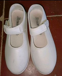 Paragon, Size 2, Girls School Shoes, White