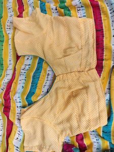 Striped Saree with Blouse Piece