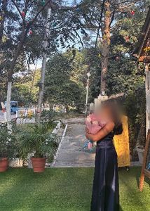 Elegant Navy Blue Dress