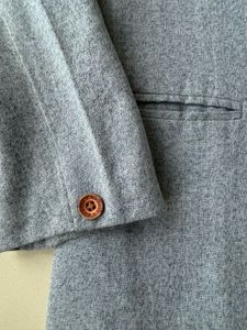 Boys Tailored Fit Single Breasted Cotton Blazer