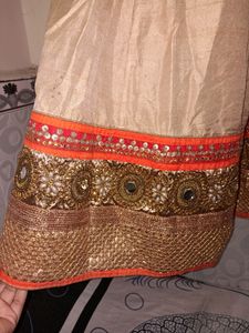 Golden Lehnga And Blouse For Sale