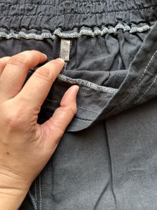 black trousers