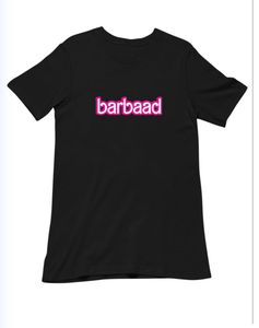 Black Barbie Font Barbaad Tshirt