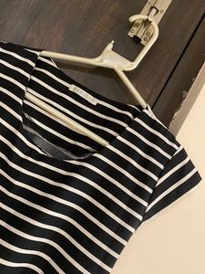 Striped Sleeveless Casual Dress