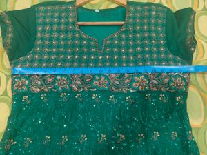 Green Suit With Full Patiyala Salwar