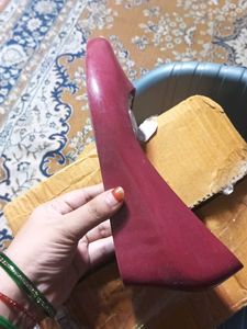 Tanish Maroon Pointed Flats