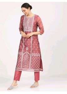Beautiful Kurta Set With Dupatta Used Only Once