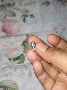OXIDIZED SILVER NOSEPIN MANGO DESIGN- non pieced