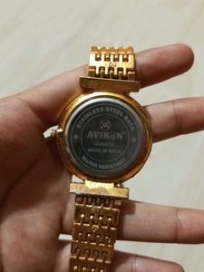 Gold Rhinestone Women&#39;s Watch😍