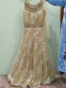Elegant Embroidered Gown