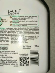 Lacto Calamine face lotion