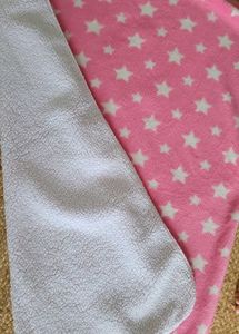 Pink Starry Baby Blanket 100×75 cm