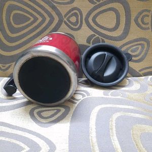 Red Steel Mug
