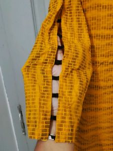 Stitched Churidar Set With Lining