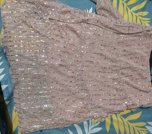 Pink Sequin Mini Dress
