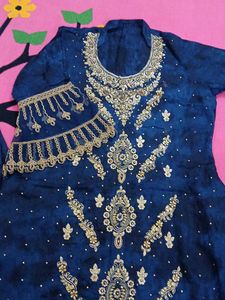 Heavy Embroidery Suit For Wedding Wear