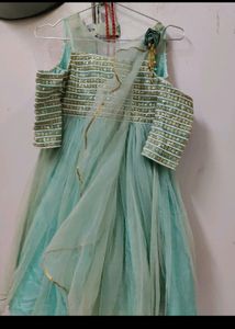 Party Wear Frock Full Length