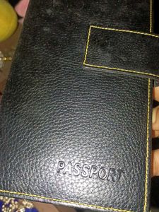 Passport Black Wallet