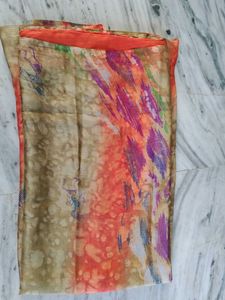 Printed Saree with blouse