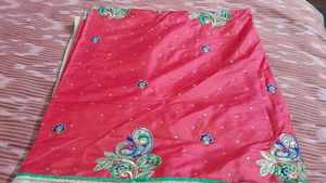Embroidered Indian Fabric