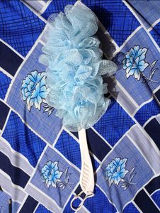 Premium Long-Handle Bath Loofah
