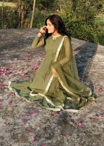 Anarkali Kurti And Dupatta 📌 Perfect Match