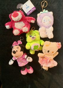 Plush Keychains Lot