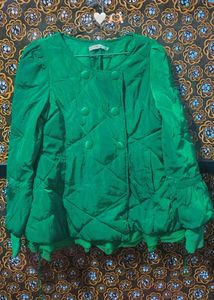 Green Quilted Jacket