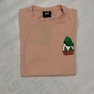 H&amp;M Peach Colour T-Shirt - Chest 36,