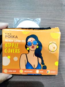 NIPPLE COVERS - PINQ POLKA (PREMIUM COTTON FEEL)