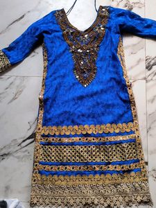 Suit And Duppata Blow Colour