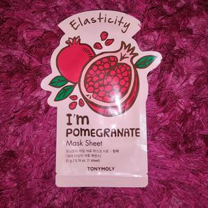 Korean Pomegranate Sheet Mask - TONYMOLY