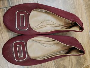 Burgundy Ballerinas