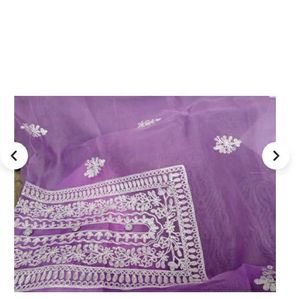 Lavender Embroidered Kurta Set