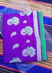 Purple Dress Material