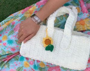 Crochet Sunflower Tote