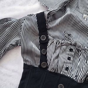 Striped Corset Top