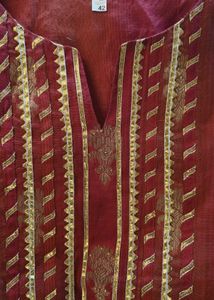 GOTA-PATTI CHANDERI COTTON KURTA SET