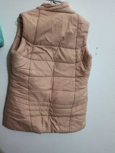 Sleeveless Jacket with Cap