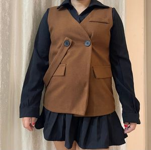 Waist Coat And Dress Set