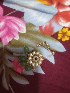 Elegant Green Kundan Necklace