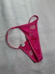 Pink Lace Lingerie Set