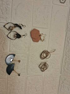 Pack Of 4 Earring Set