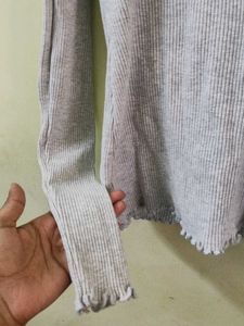 Ribbed Body Con Top