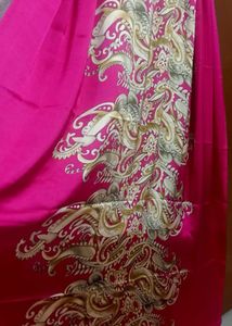 Pink Paisley Print Fabric