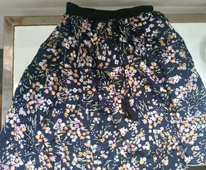 Floral Print Skirt