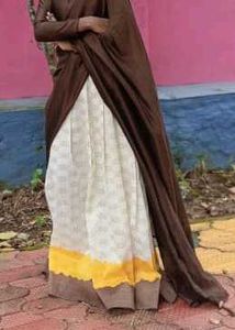 A half saree set