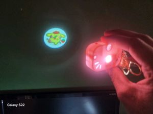 Cute Pink Projector Camera Keychain