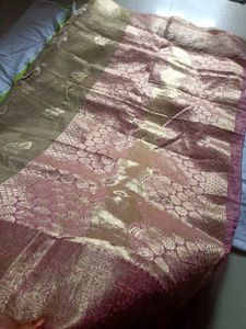 Banarasi Tissue Silk Saree With Blouse Classy Look