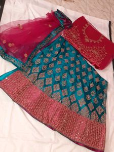 Bridal Lehenga Blue